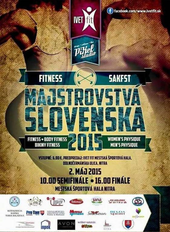 2015 Majstrovstvá Slovenska vo fitness a men´s physique